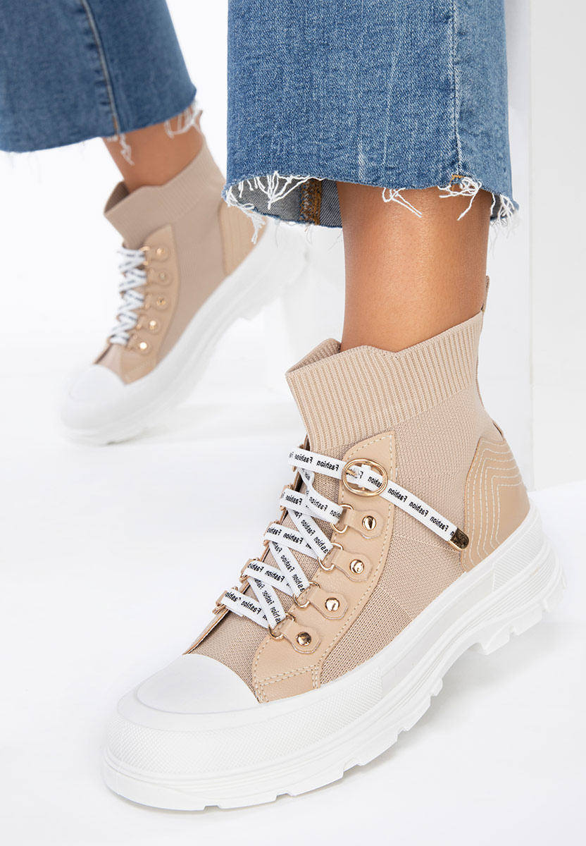 Sneakers High-Top Delvina kaki