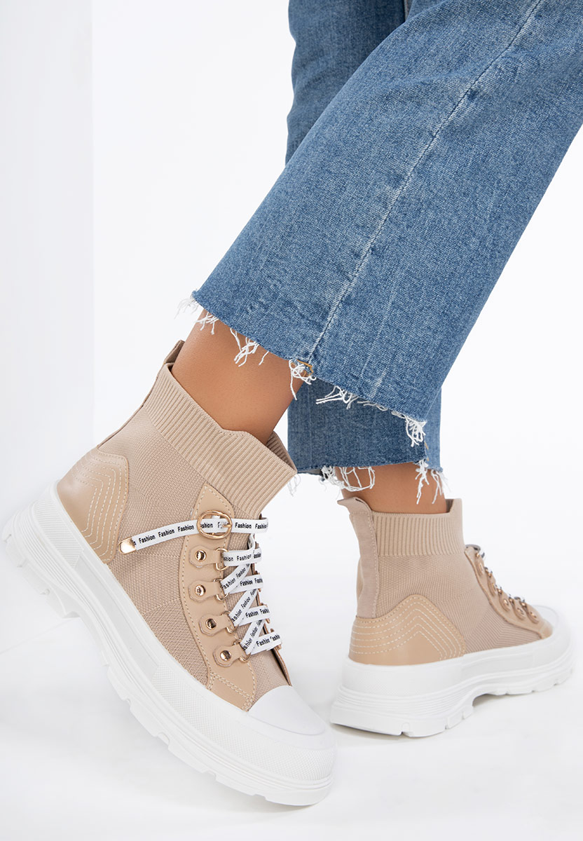 Sneakers High-Top Delvina kaki