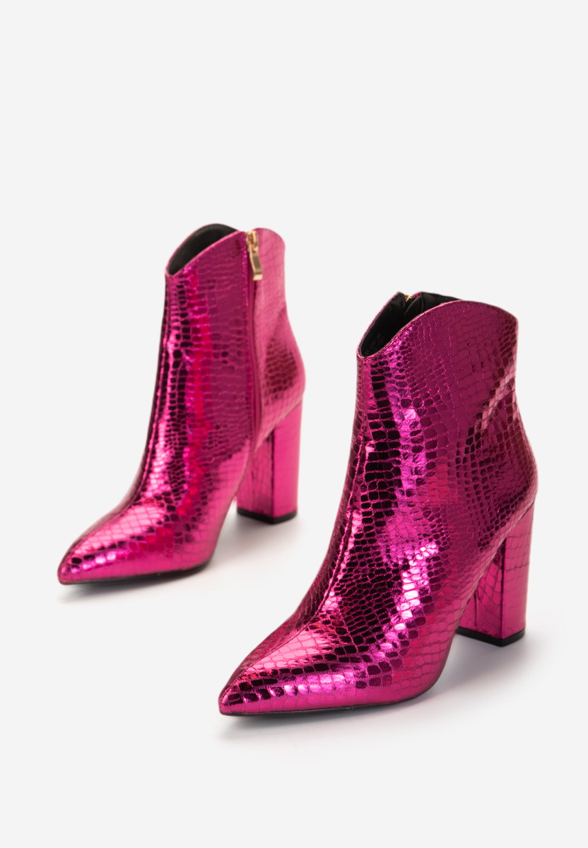 Gležnjarji s peto Fuksija Brilliance