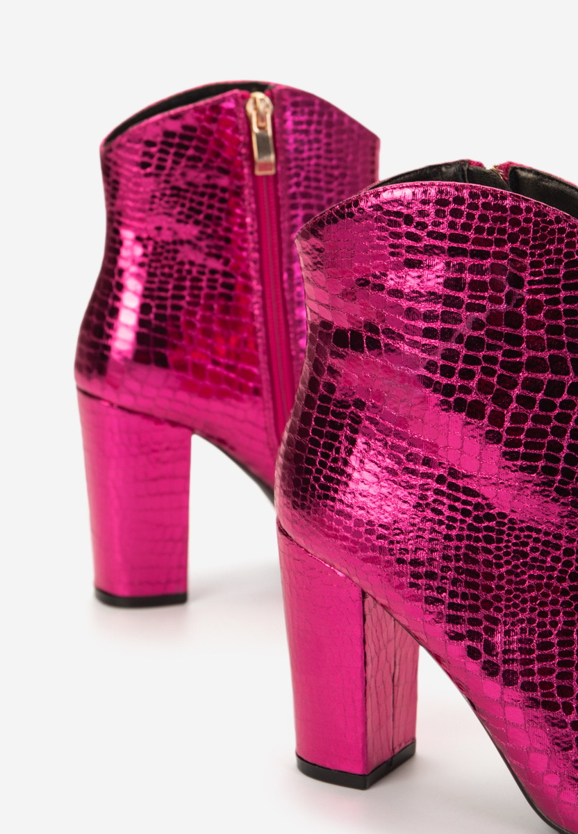 Gležnjarji s peto Fuksija Brilliance