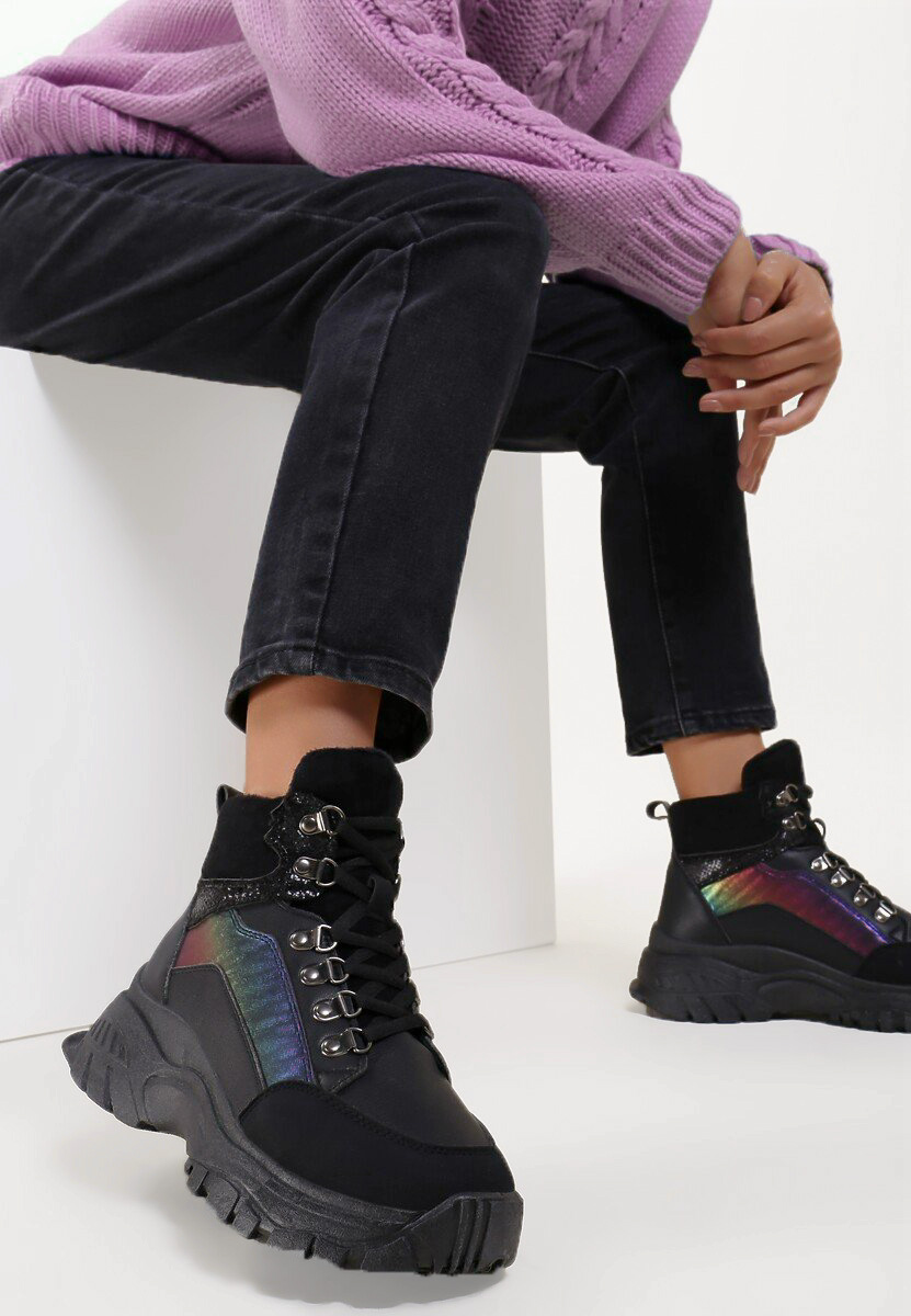 Sneakers High-Top črna Livy