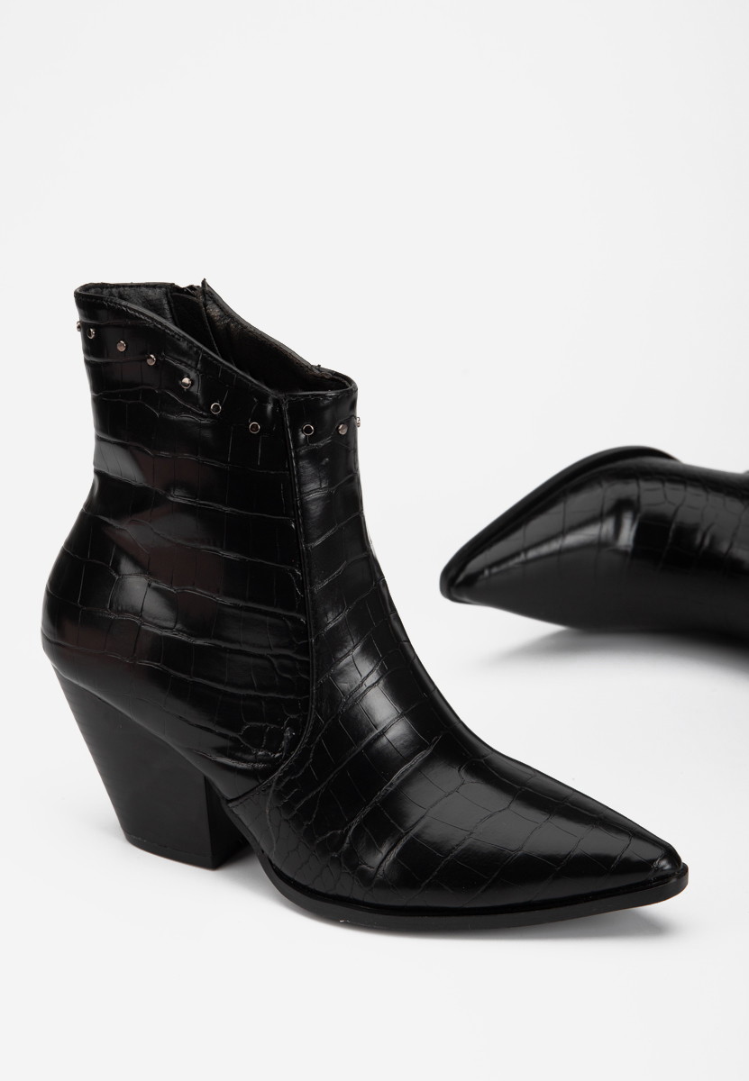 Kavbojski škornji črna Thera