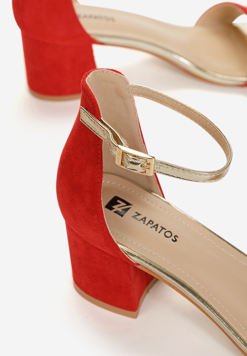 Ženski sandali rdeča Landete