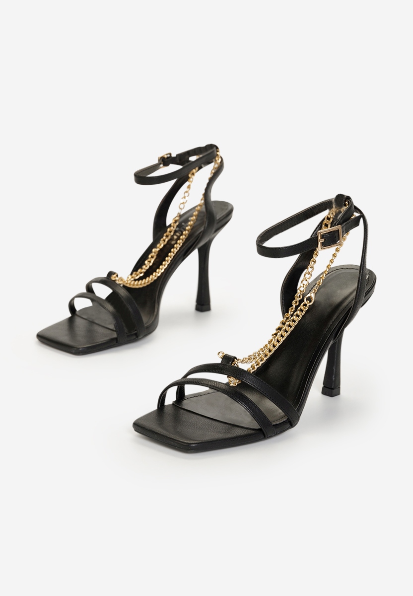 Ženski sandali Areia črna