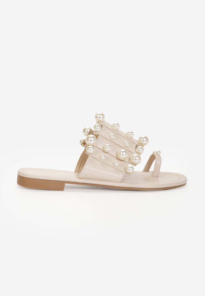 Ženski natikači Sunita Bež