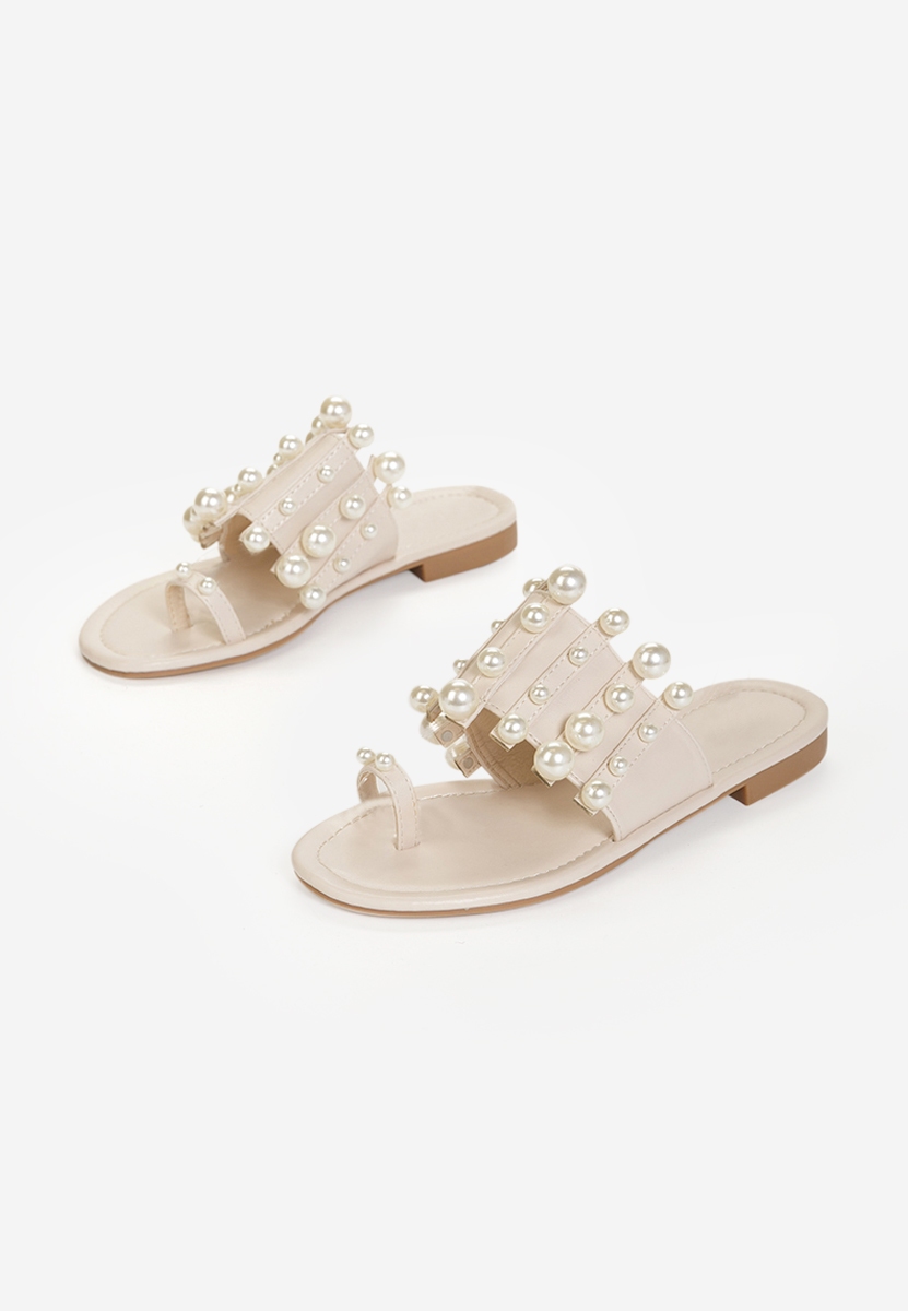 Ženski natikači Sunita Bež