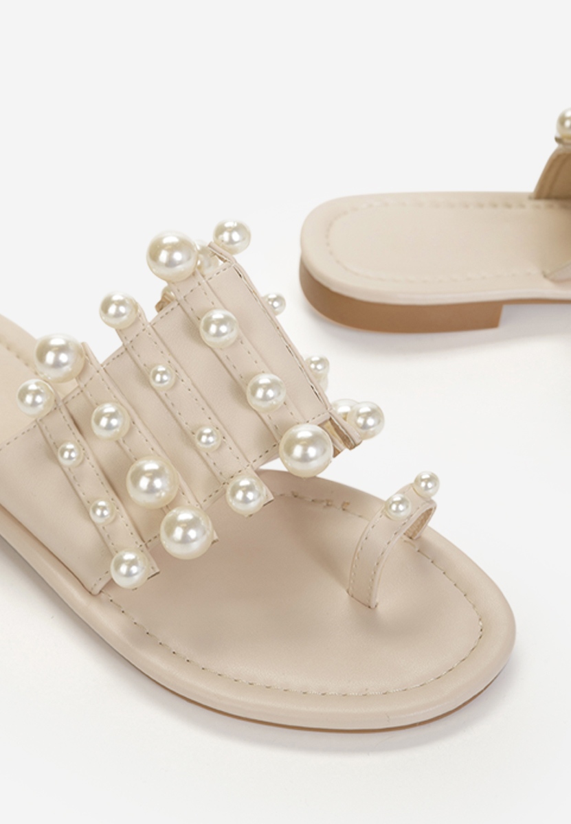 Ženski natikači Sunita Bež