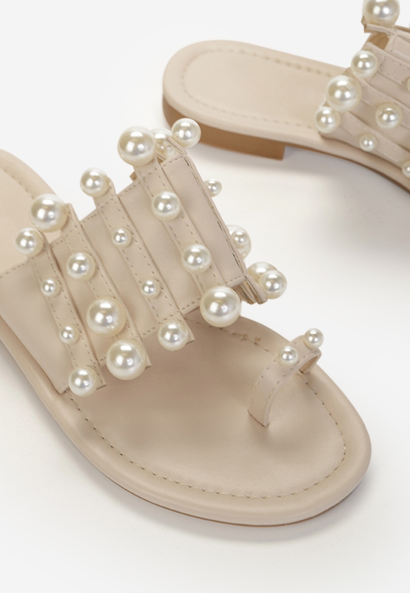 Ženski natikači Sunita Bež