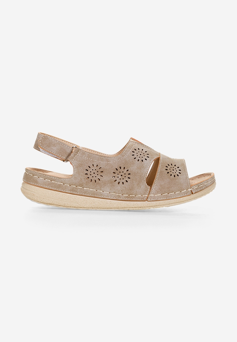 Ženski sandali Lisandra Kaki