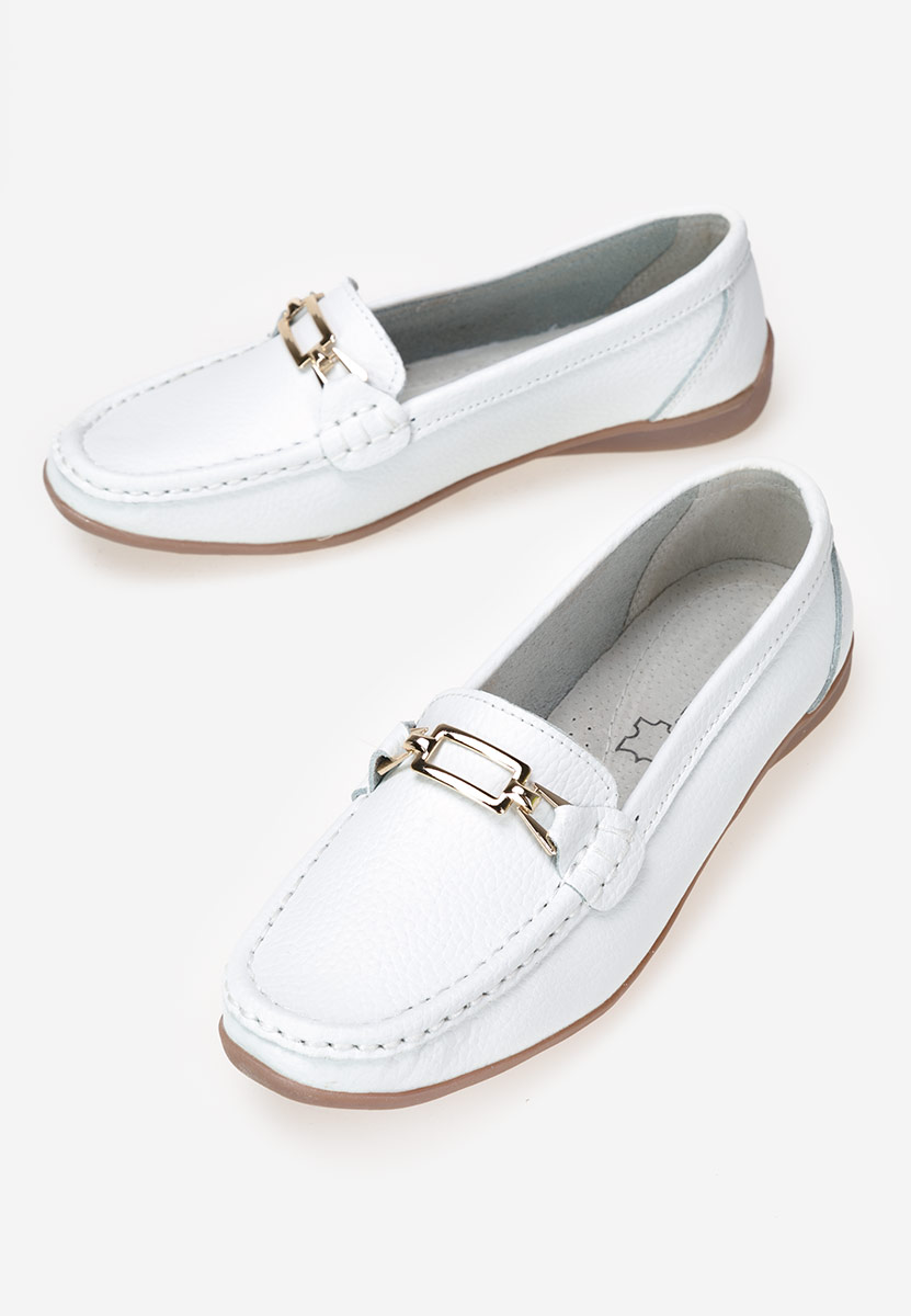 Usnjeni mokasini Bela Celetina