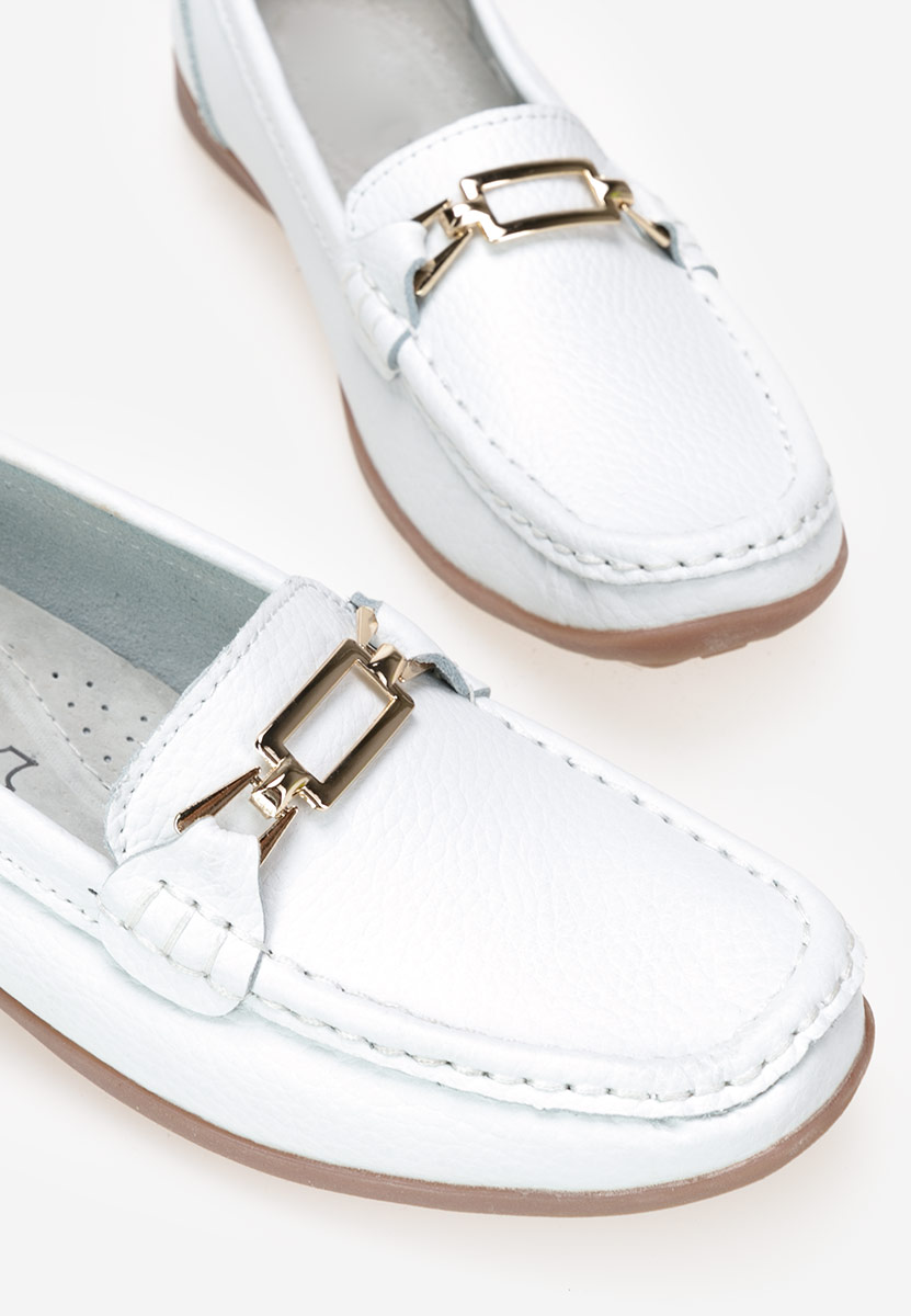 Usnjeni mokasini Bela Celetina