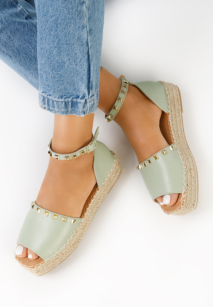 Ženski espadrile Firmosa Zelena