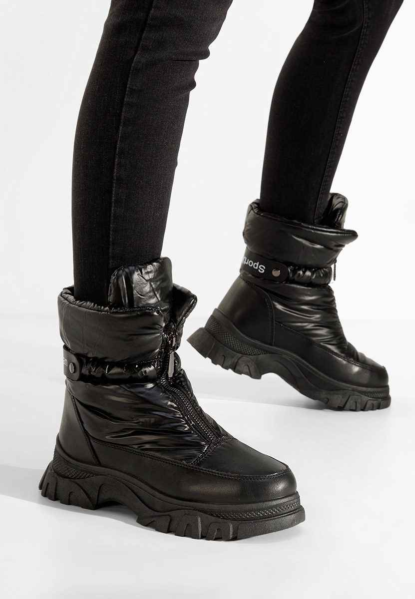 Ženski škornji za sneg Torre črna