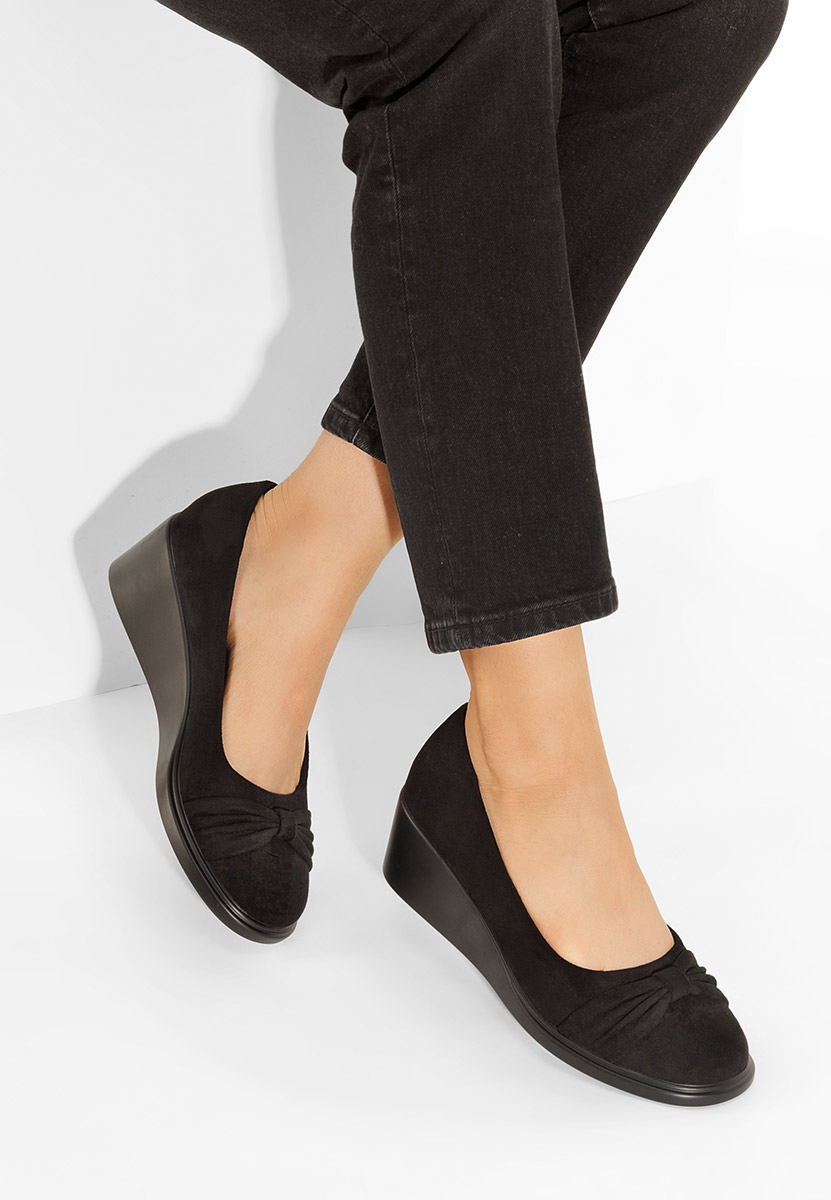 Čevlji s platformo Fines V2 črna