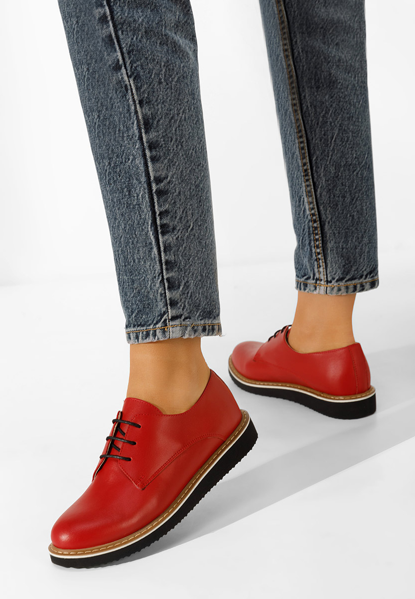 Oxford čevlji Casilas Rdeča