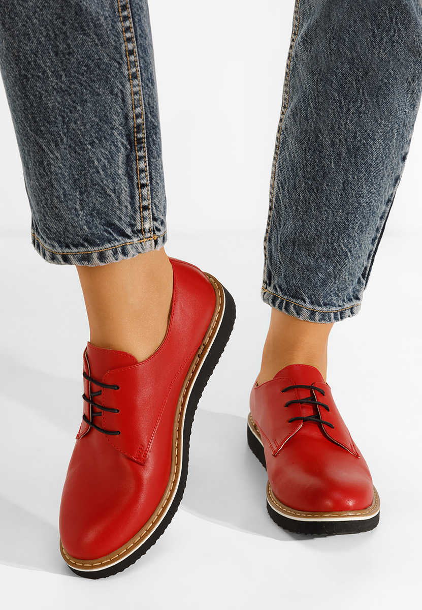 Oxford čevlji Casilas Rdeča