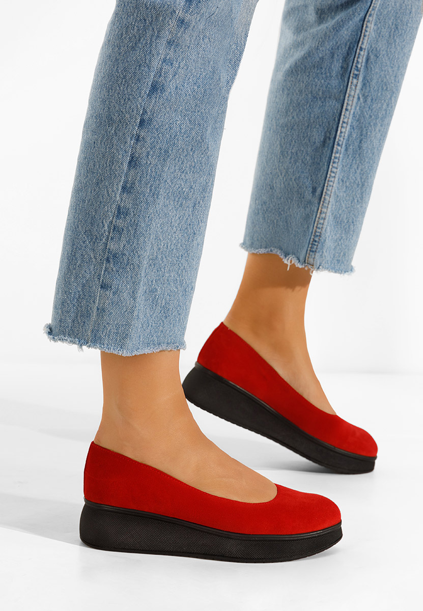 Čevlji s platformo Cantoria V2 rdeča