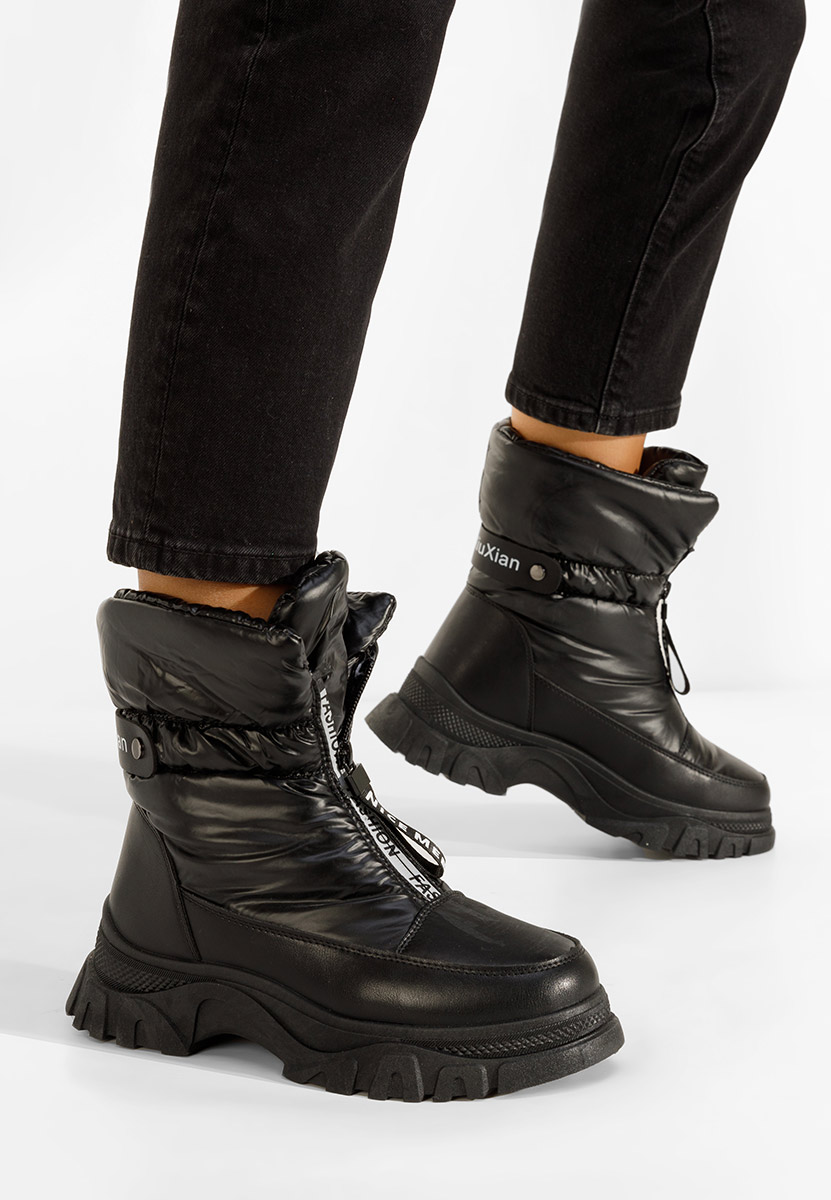 Ženski škornji za sneg črna Maitena