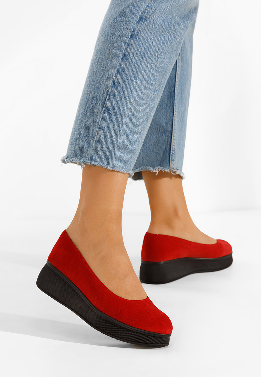 Čevlji s platformo Cantoria V2 rdeča