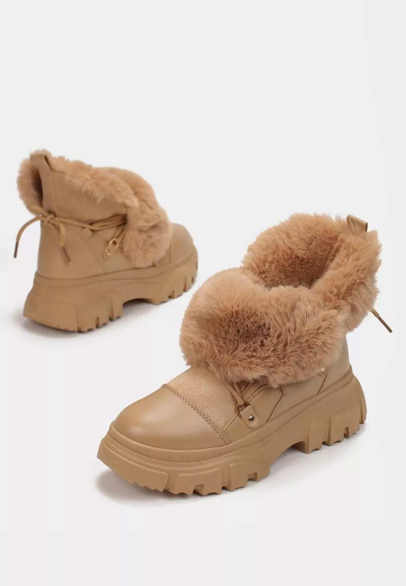 Gležnjarji z vezalkami Kaki Fralesia