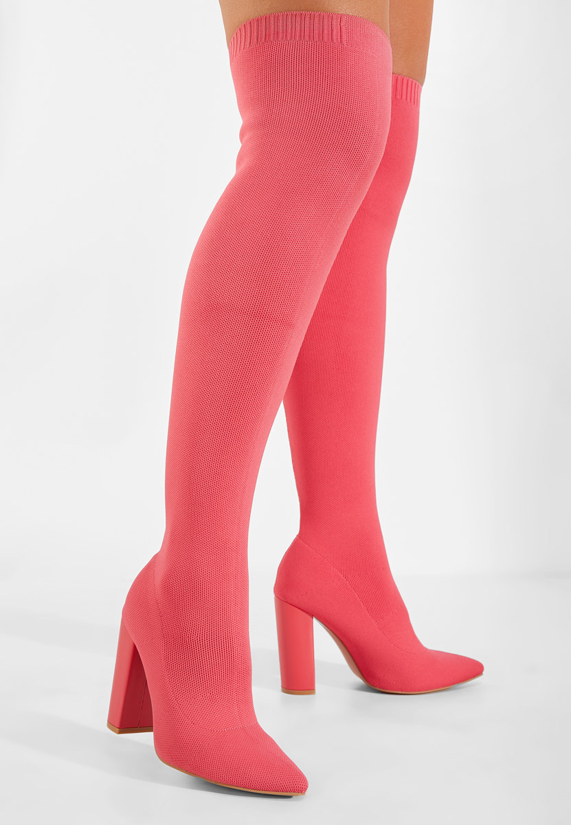 Visoki škornji Fuksija Herrera