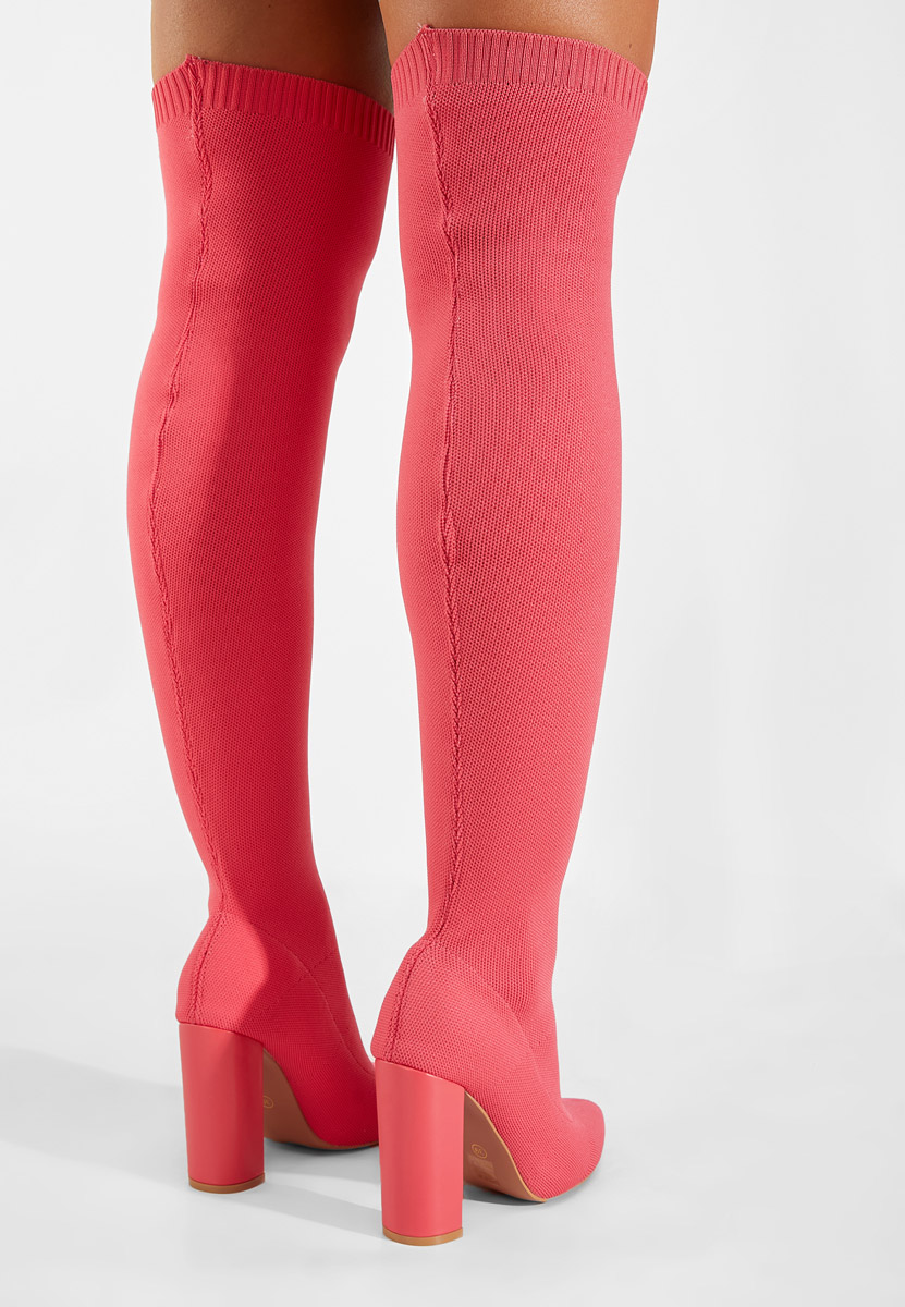 Visoki škornji Fuksija Herrera