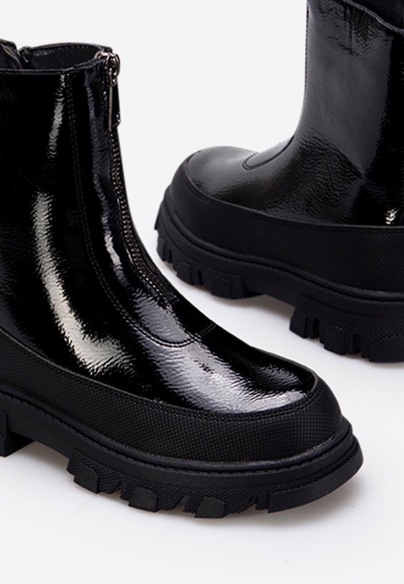 Gležnarji za punce črna Pamplona V2