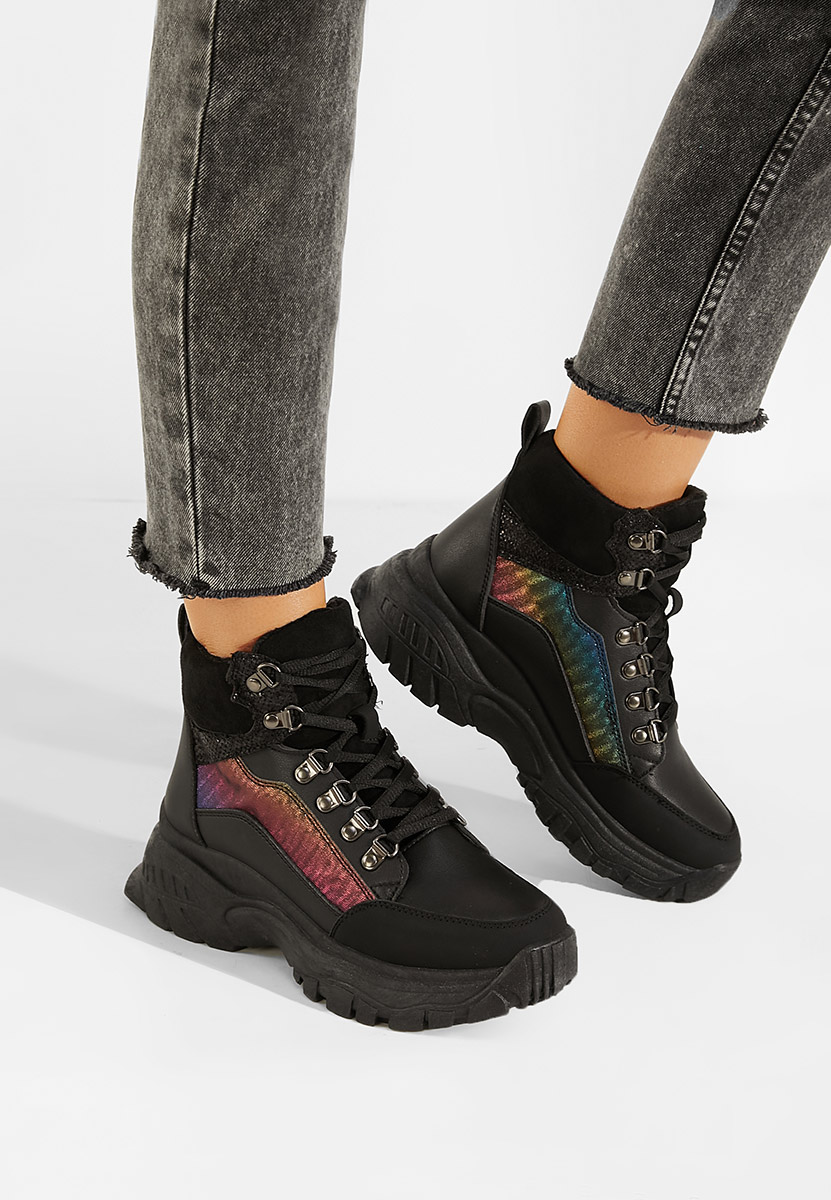 Sneakers High-Top črna Livy