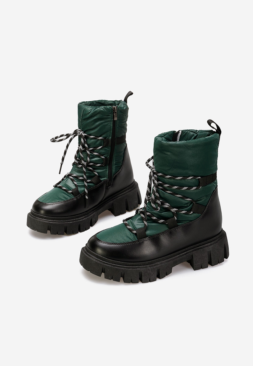 Ženski škornji za sneg Zelena Abaira