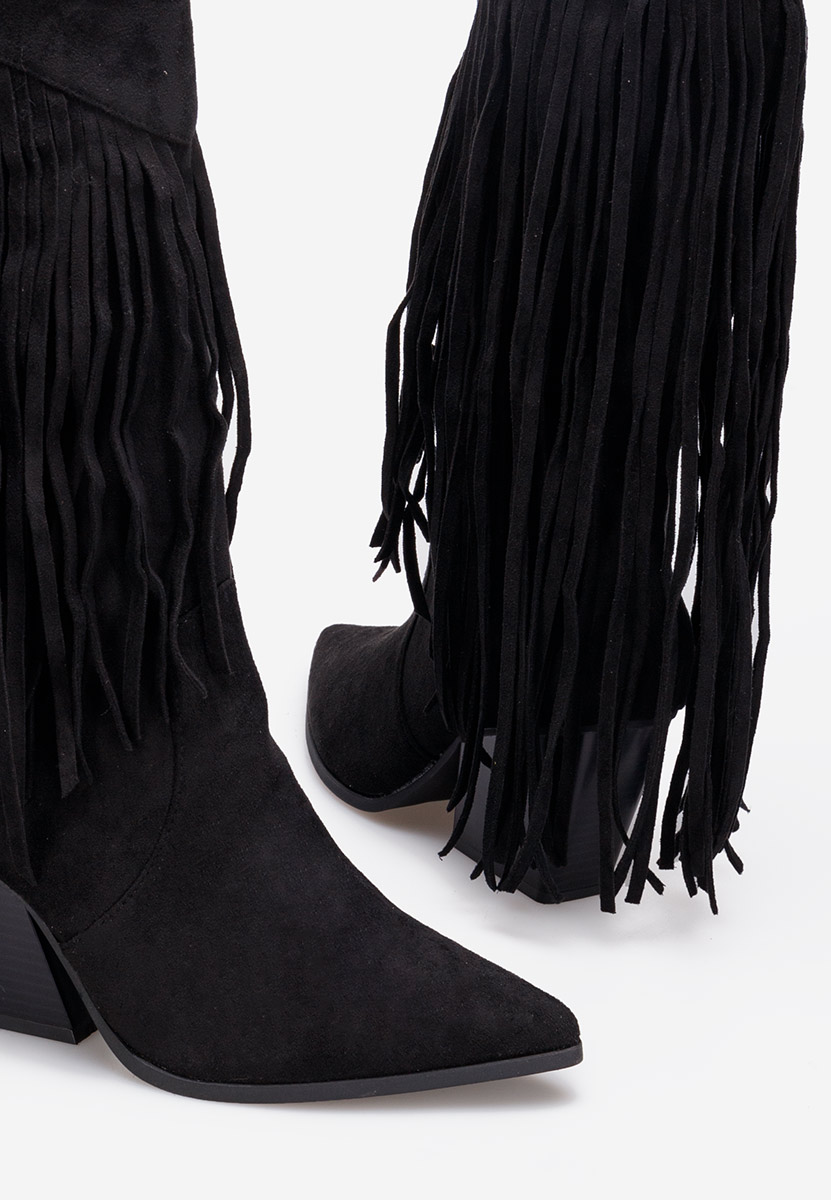 Kavbojski škornji Cartaxa črna