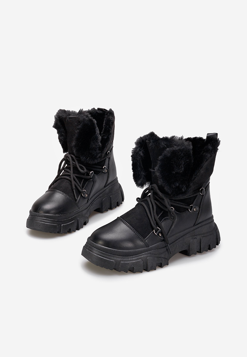 Dámske zimné topánky Fralesia črna