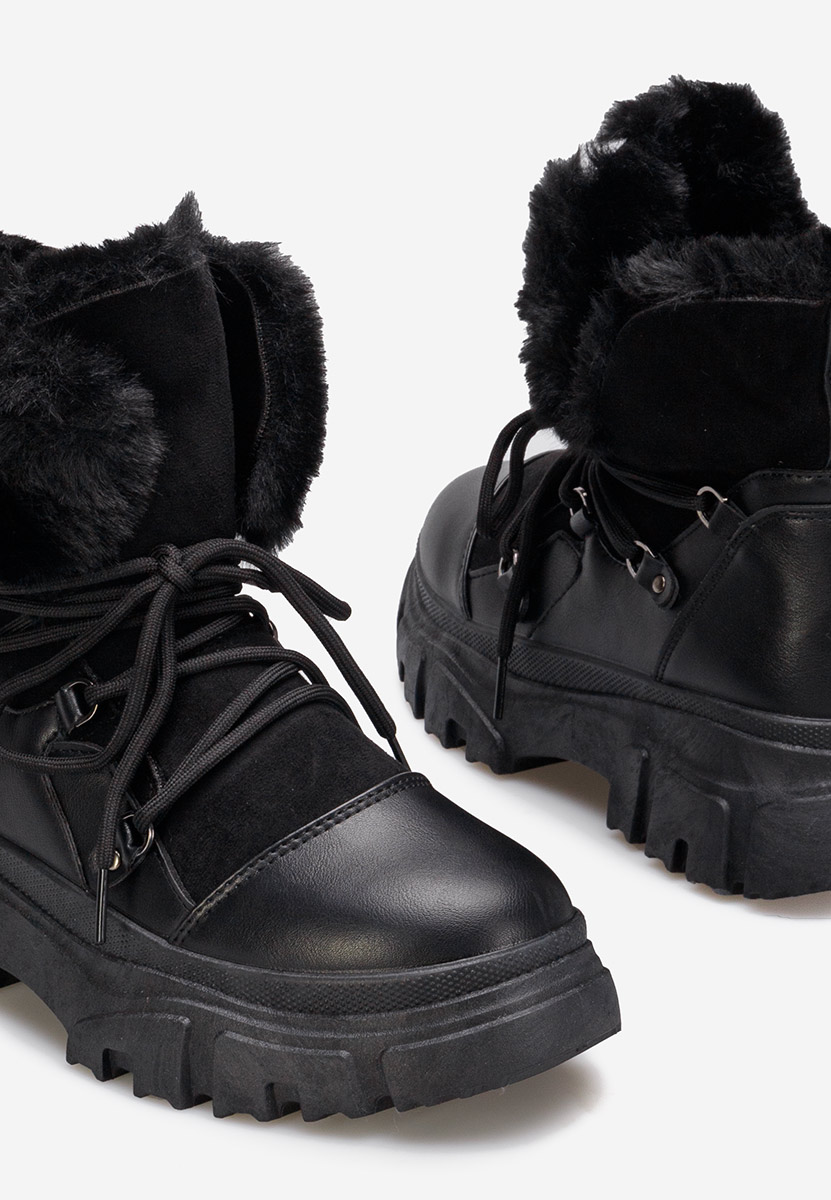 Dámske zimné topánky Fralesia črna