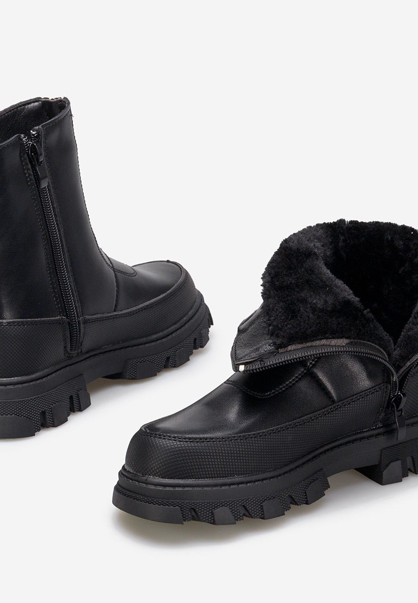 Gležnarji za punce črna črna Pamplona