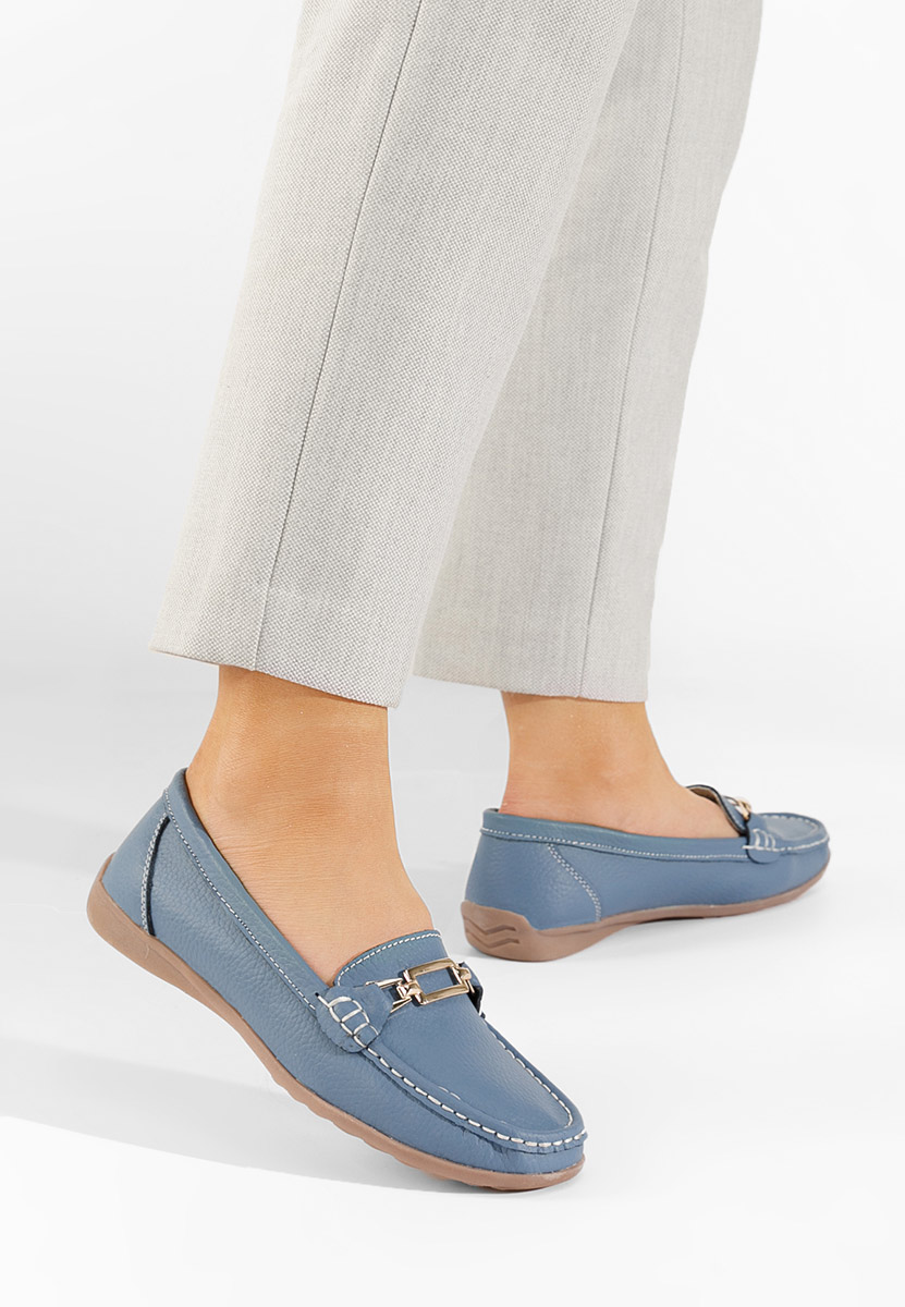 Usnjeni mokasini Celetina Denim