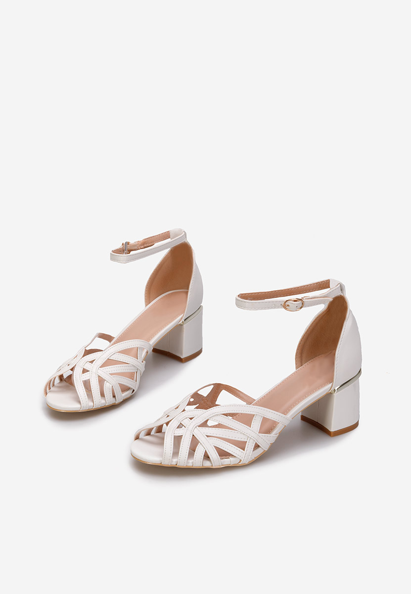 Ženski sandali Luigina bela