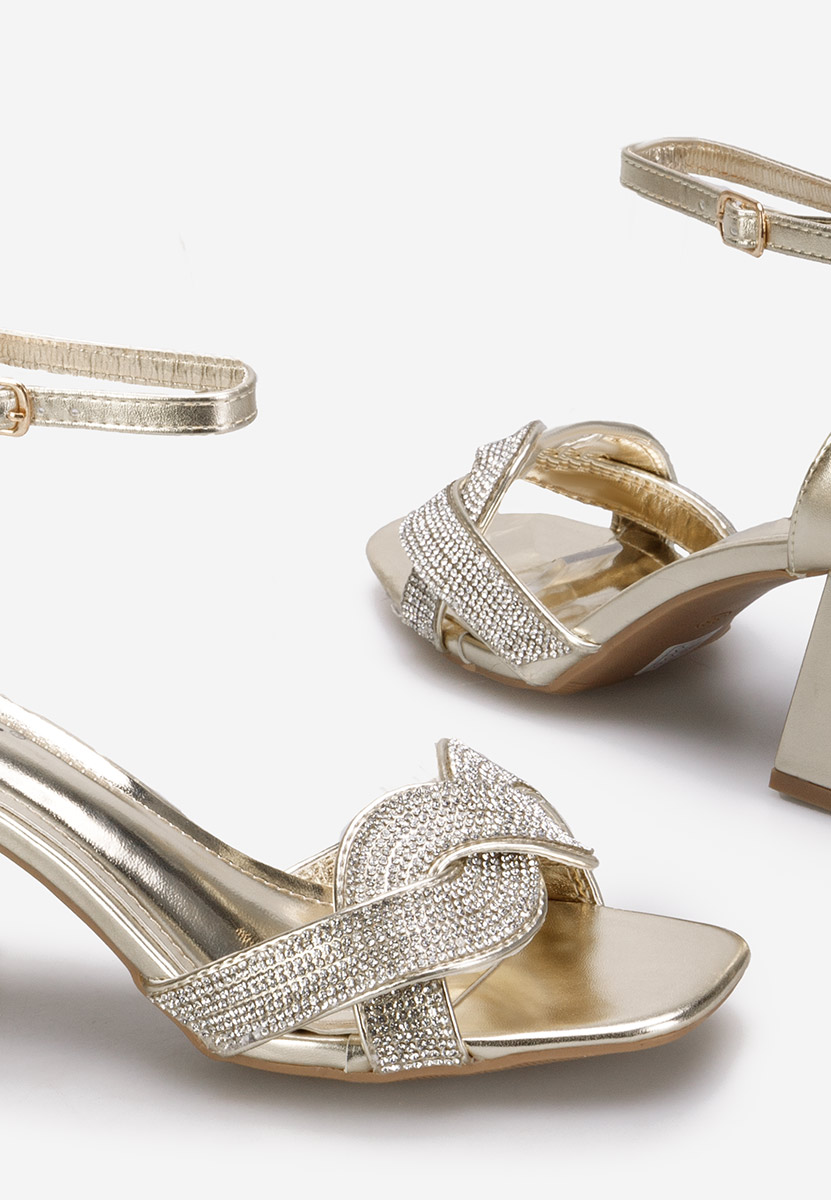 Ženski sandali Sanita zlata