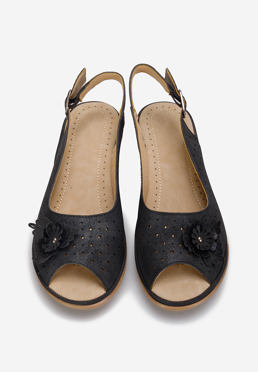 Ženski sandali Salemia črna