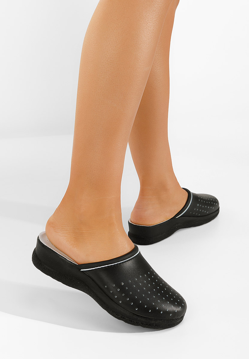 Ženski natikači Asaria črna