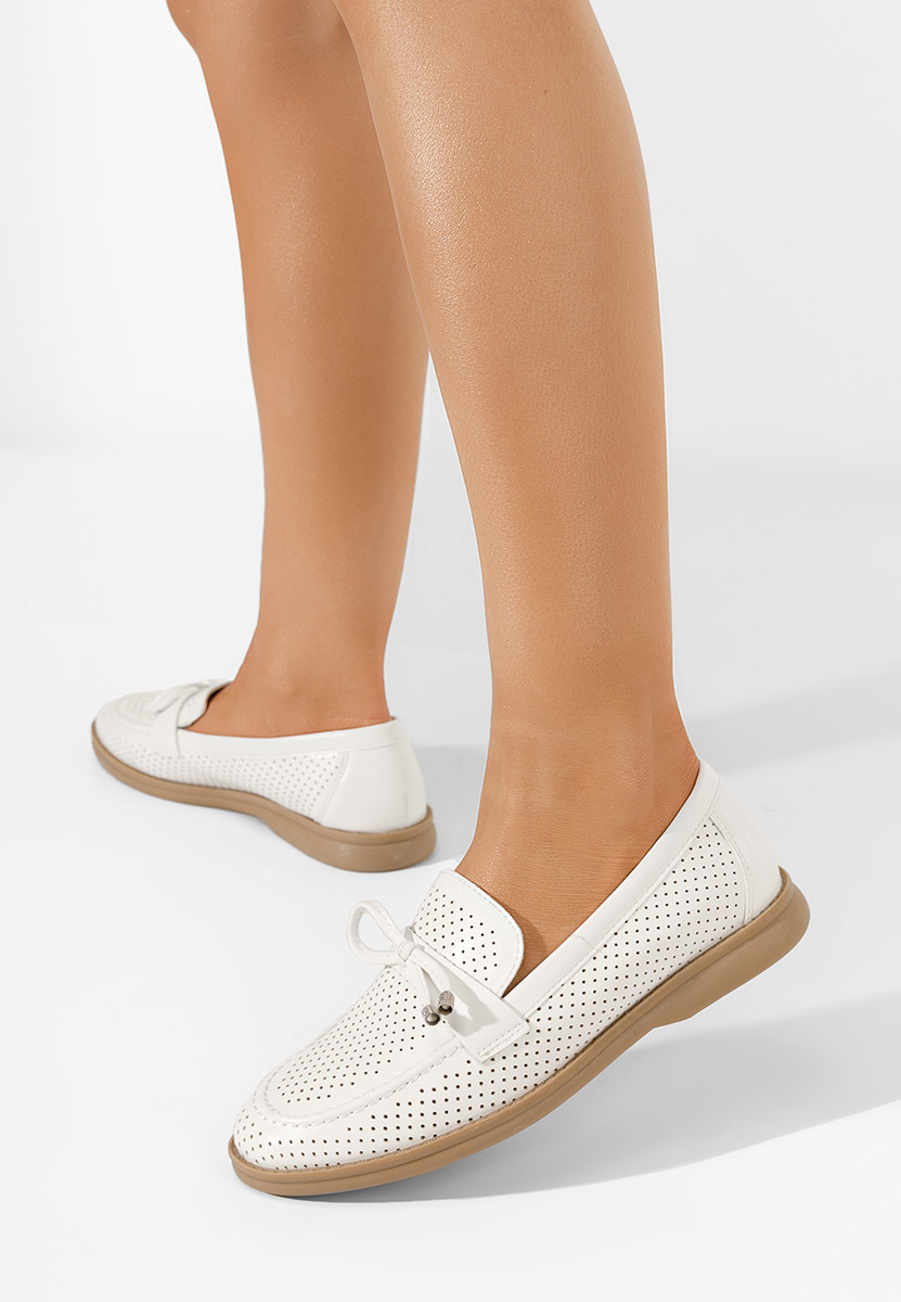 Ženski poletni mokasini Morvana V3 Bela