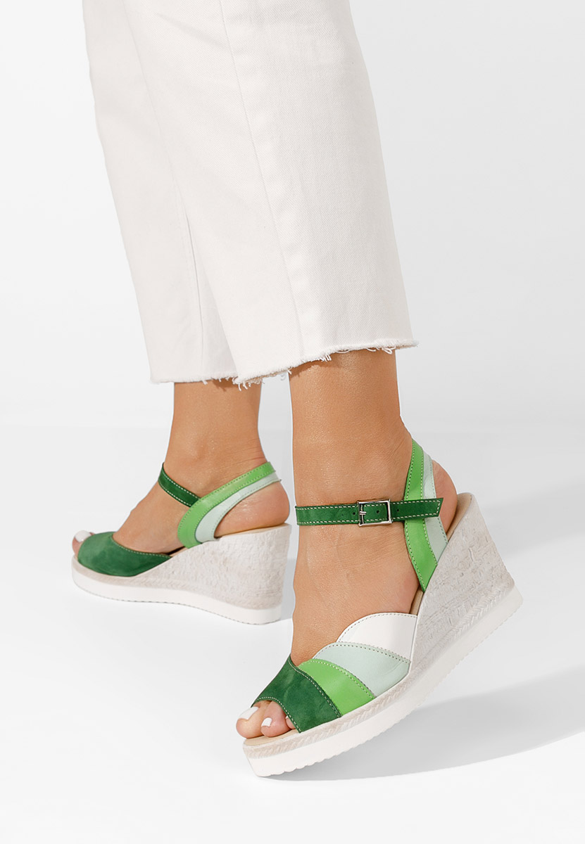 Ženski sandali Irvina Zelena