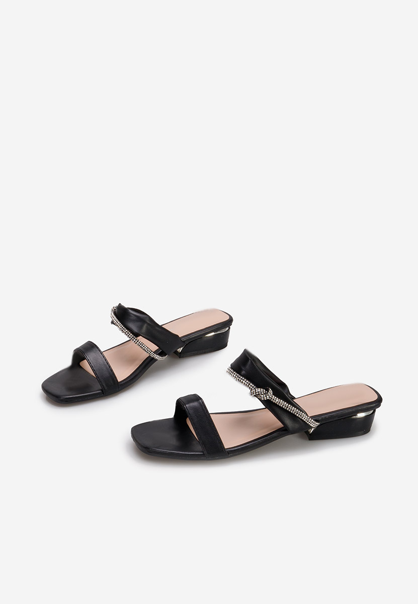 Ženski natikači Raziana črna