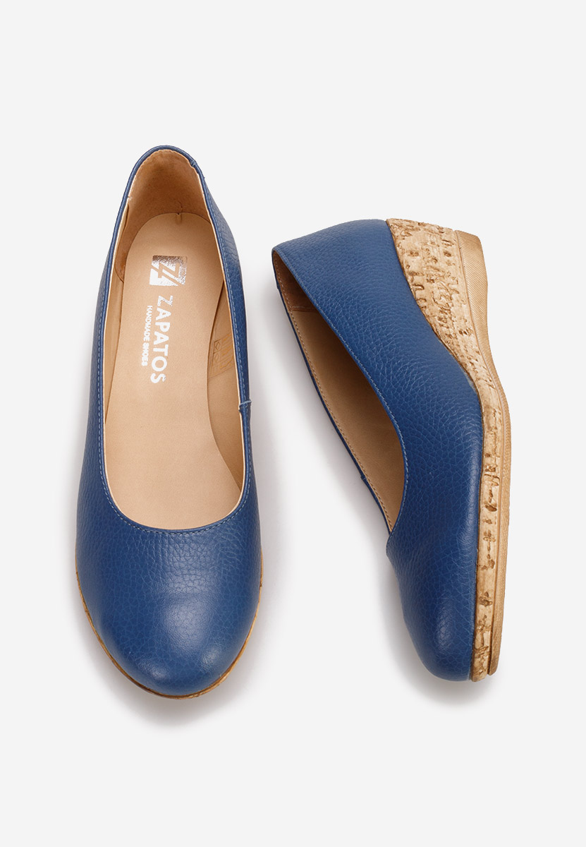 Čevlji s platformo Sonia V3 navy