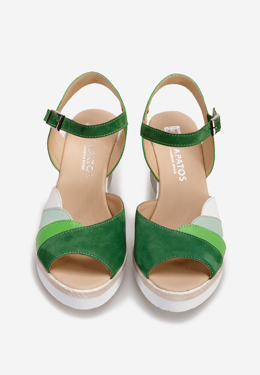 Ženski sandali Irvina Zelena