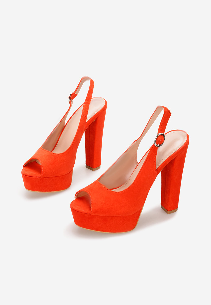 Ženski sandali Oranžna Arabia