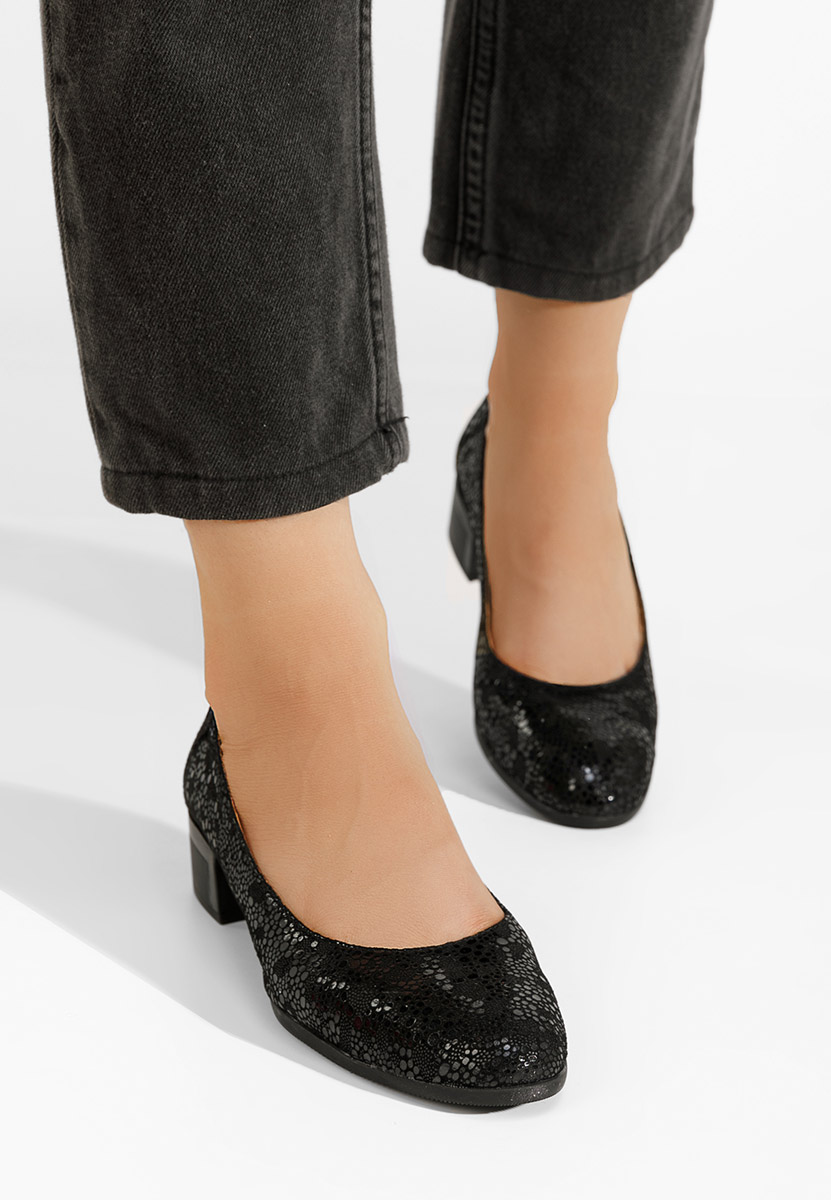 Ženski salonari Montremy V5 črna