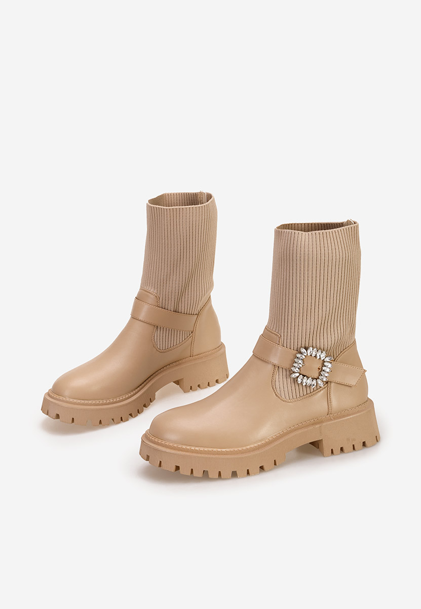 Ženski gležnjari Taera Kaki