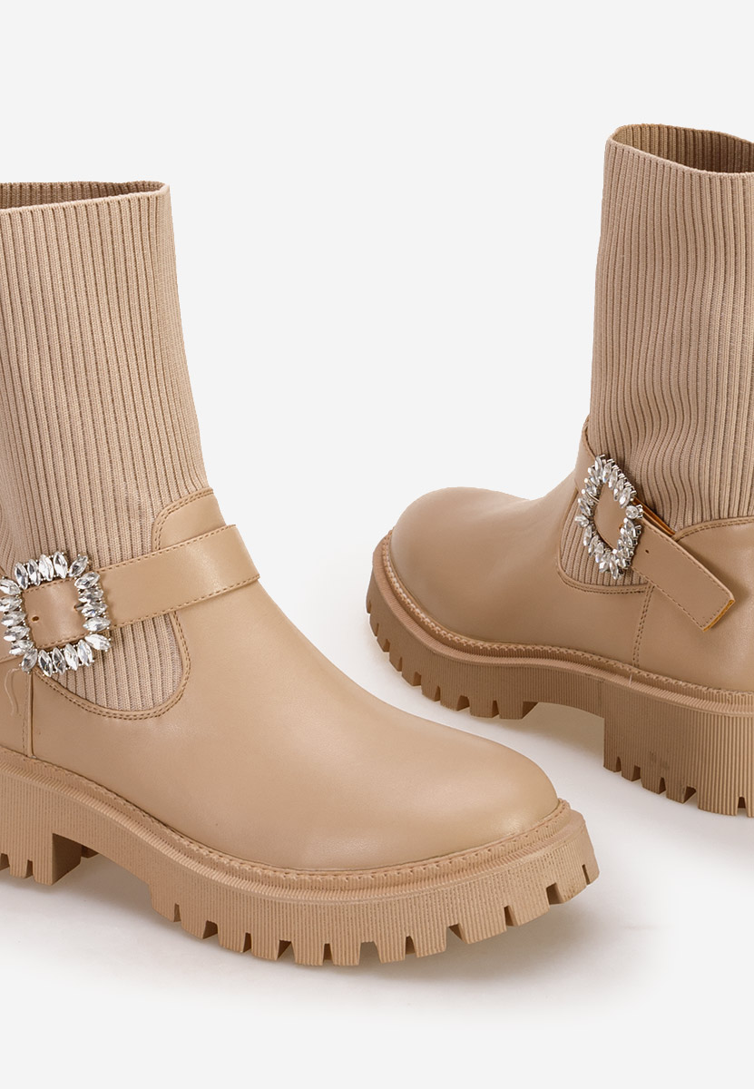 Ženski gležnjari Taera Kaki