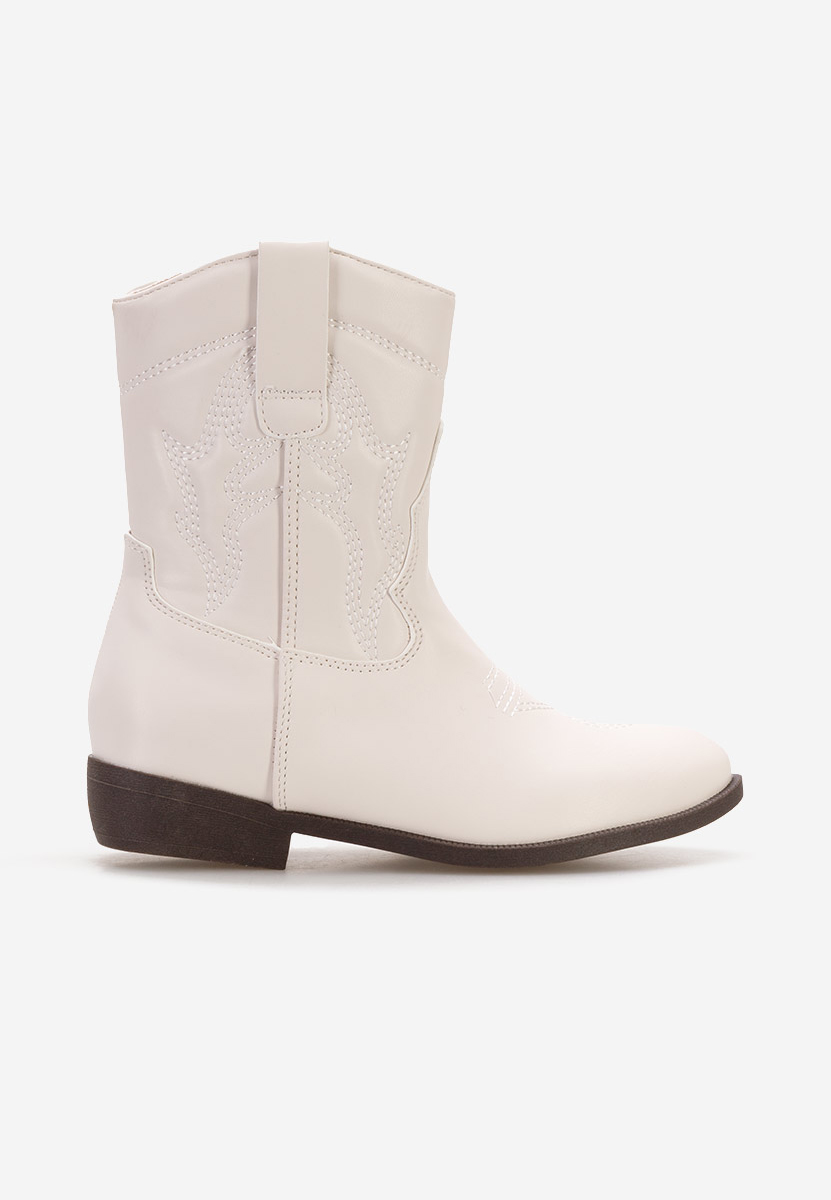 Škornji za punce Zoey Bela