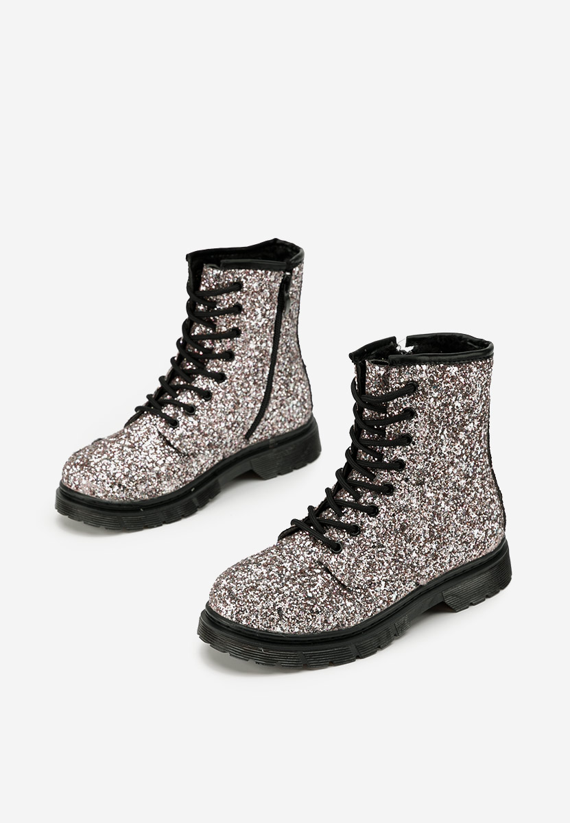 Gležnarji za punce Annabel V2 Srebrne