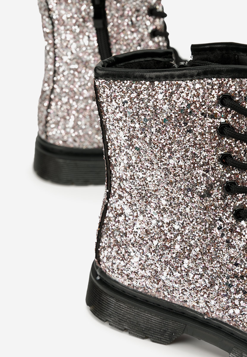 Gležnarji za punce Annabel V2 Srebrne